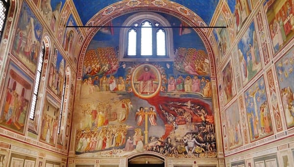 Các tuyệt tác của Giotto: Bức họa 7 đức hạnh và 7 tội lỗi